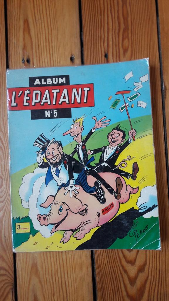 Recueil  5 L' épatant (30 à 36 de 1967) Pieds Nickelés, Une BD, Enlèvement ou Envoi, Utilisé