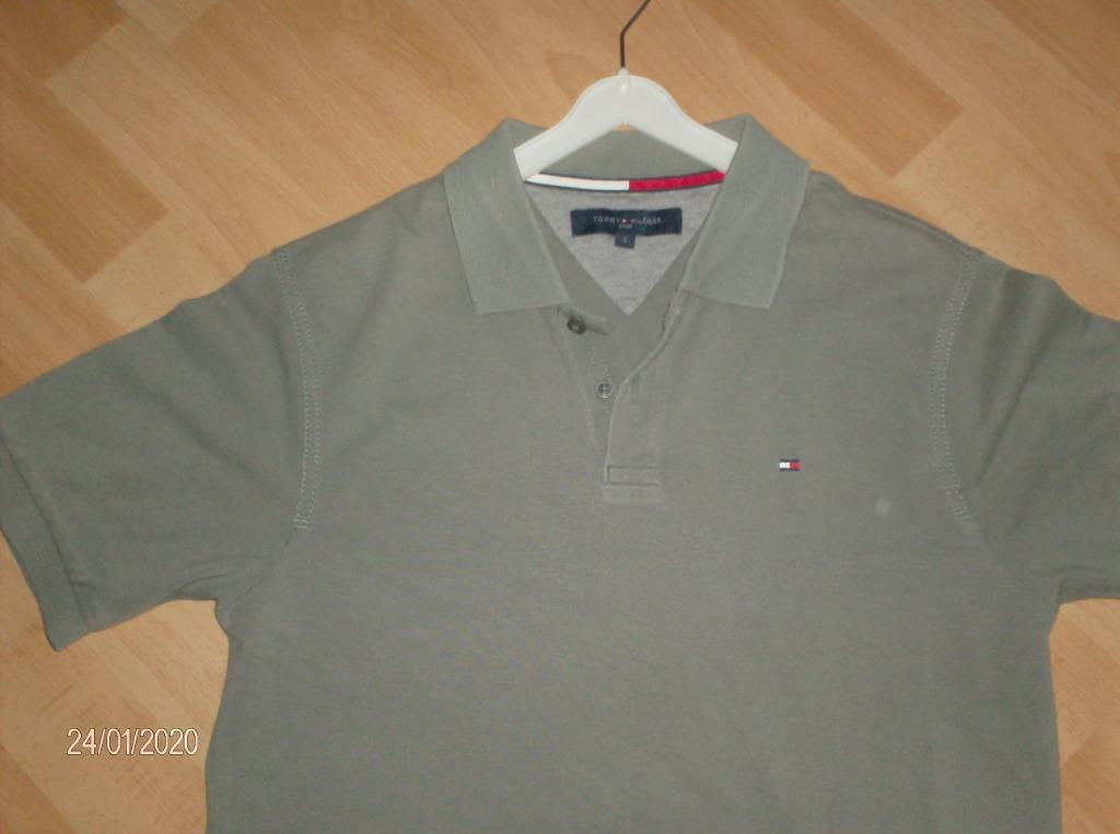 POLO KAKI MERK TOMMY HILFIGER – MAAT S Duur in aankoop, Ophalen of Verzenden, Gedragen, Maat 46 (S) of kleiner, Tommy Hilfiger