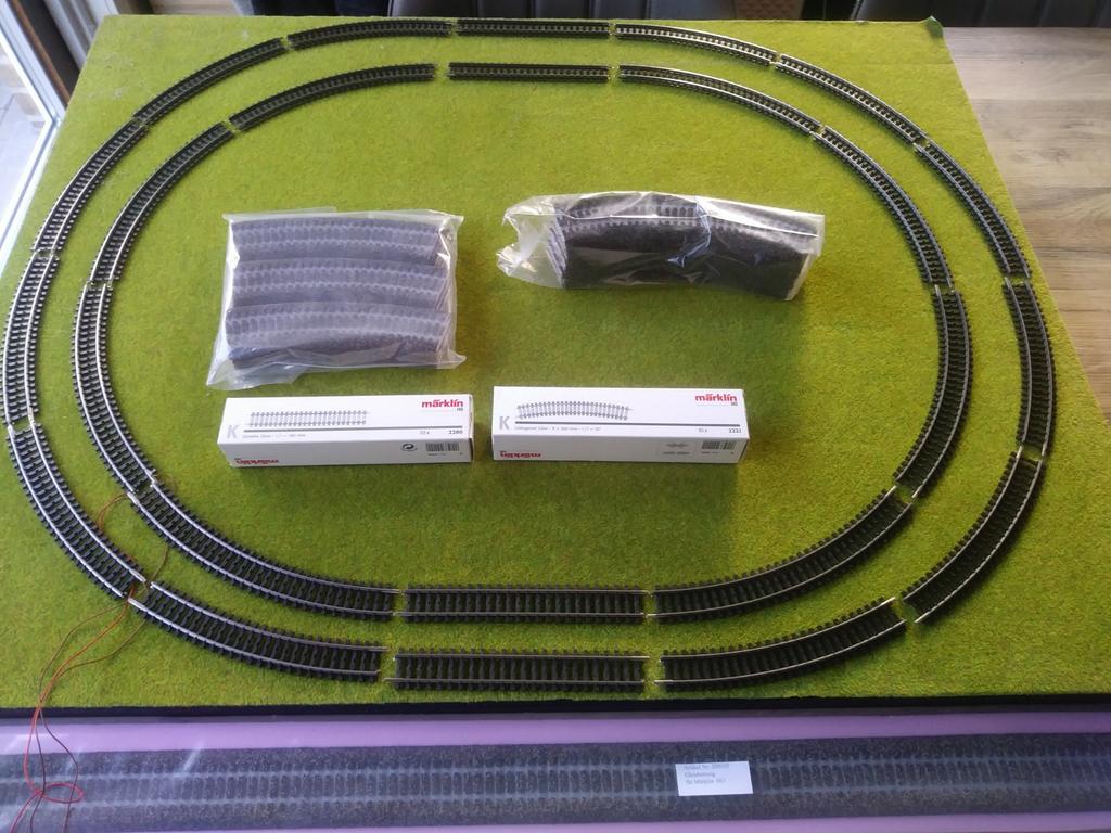 Nouveaux rails Marklin K et Merkur Gleisbettung, Hobby & Loisirs créatifs, Enlèvement ou Envoi, Neuf, Courant continu, Rails