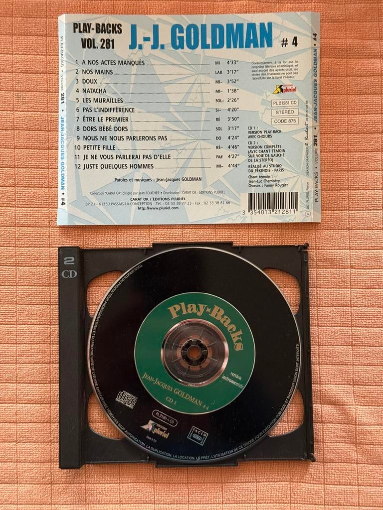Dubbel cd Jean-Jacques Goldman, Ophalen of Verzenden, Zo goed als nieuw