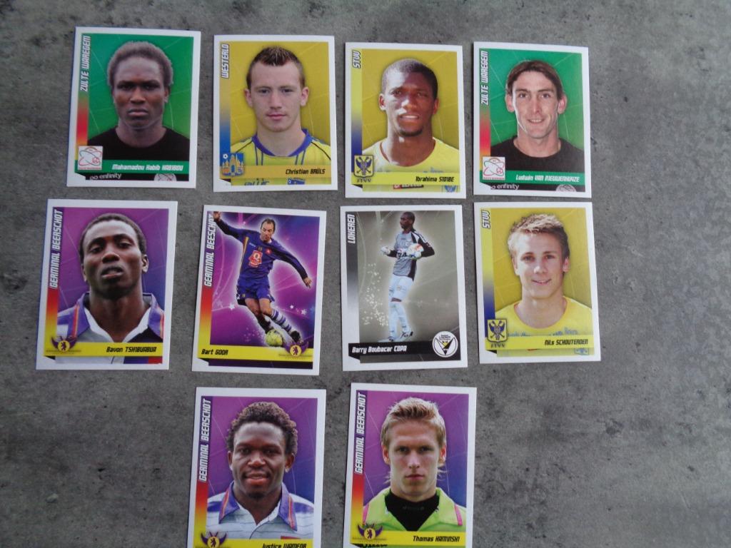 PANINI VOETBAL STICKERS FOOTBALL 2011 PLAATJES 10X, Verzenden