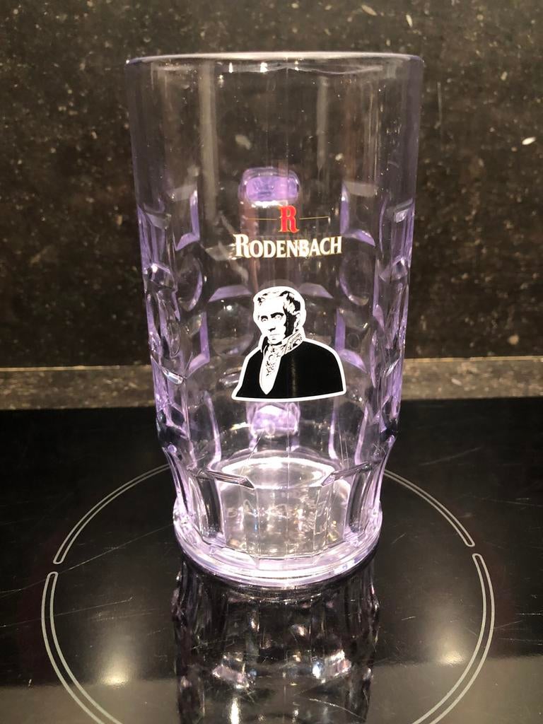 rodenbach bierpul chope 0,5 liter plastic, Enlèvement ou Envoi, Utilisé, Chope(s), Autres marques