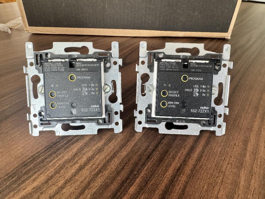 Niko Connected dimmer, Ophalen, Nieuw