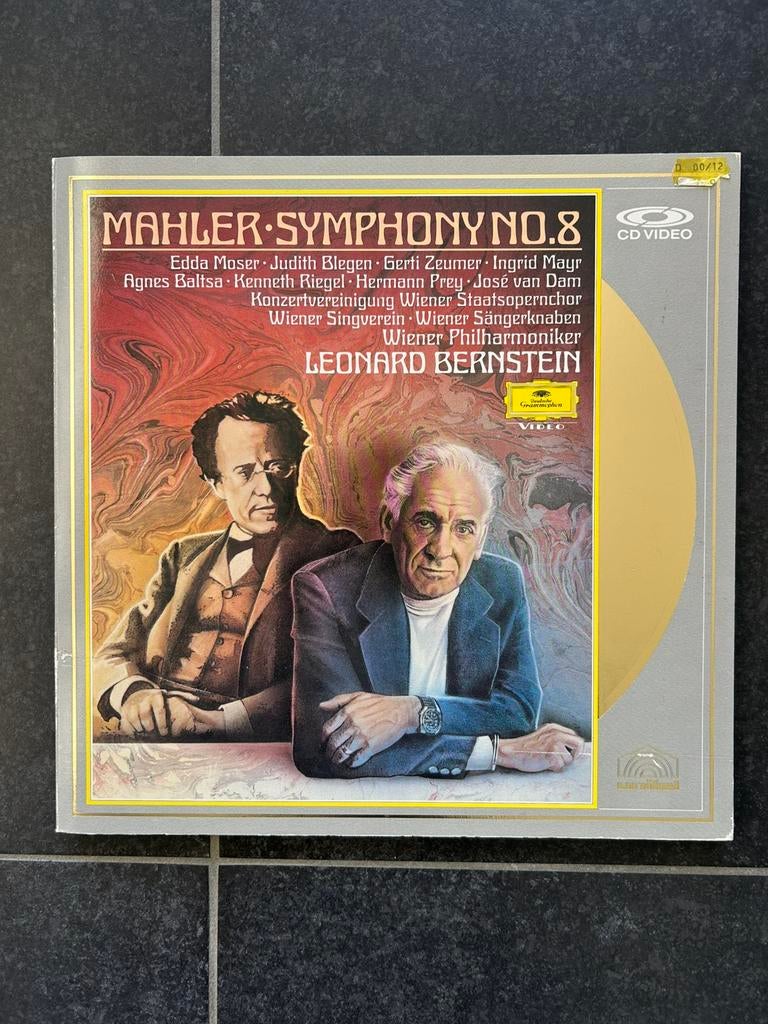 Laserdisc Mahler Symphony no 8, Ophalen, Zo goed als nieuw