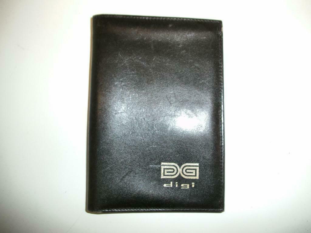 Portefeuille zwart leder Digi (DS203-f), Overige merken, Gebruikt, Zwart, Ophalen of Verzenden
