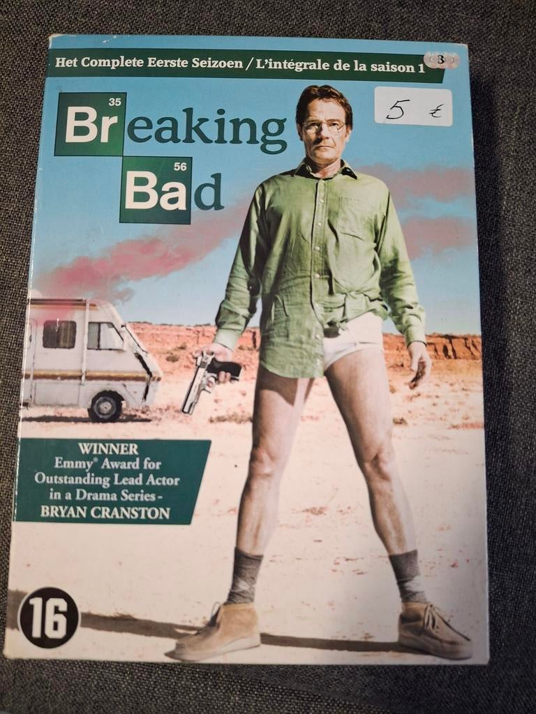 Breaking bad, het complete eerste seizoen, Cd's en Dvd's, Dvd's | Tv en Series, Ophalen of Verzenden, Zo goed als nieuw