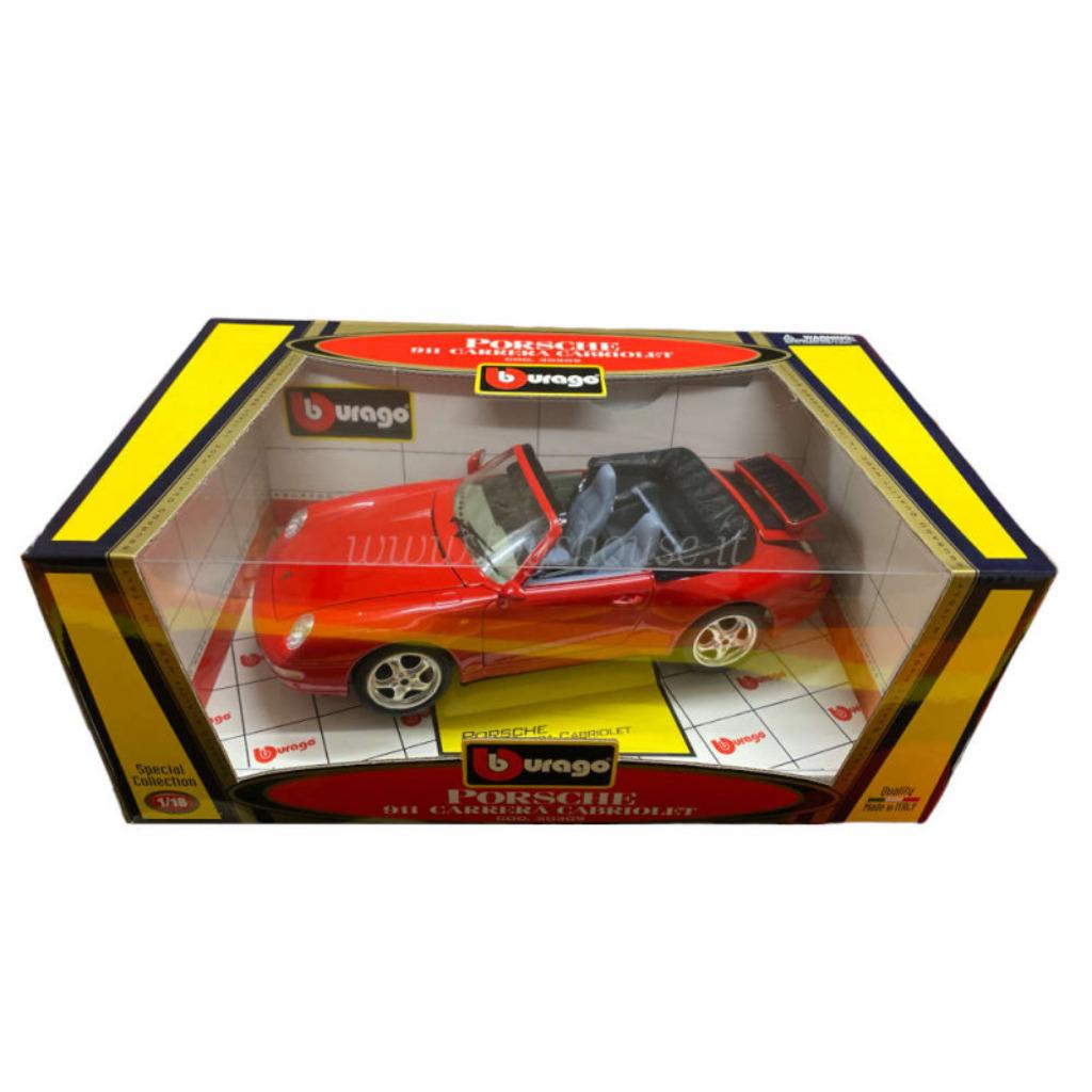 Burago Porsche 911 Carrera Cabriolet Special Collection 1:18, Enlèvement ou Envoi, Neuf, Voiture, Burago
