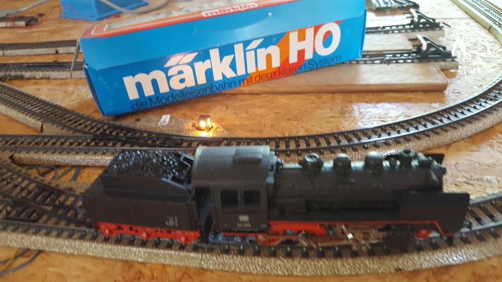 Locomotive vapeur marklin HO. 3003, Enlèvement, Comme neuf, Locomotive
