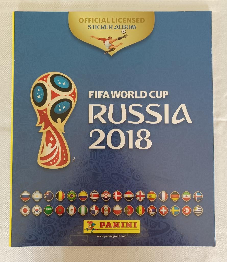 Lege Panini albums WK 2018, Ophalen of Verzenden, Zo goed als nieuw, Meerdere stickers