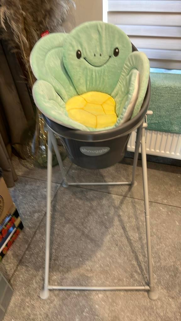 Baignoire bébé sur pied avec coussin, Enfants & Bébés, Bains & Soins, Enlèvement, Comme neuf, Baignoire