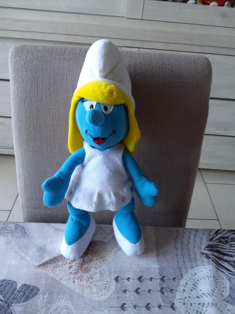Peluche Schtroumpfette, Enlèvement ou Envoi, Utilisé, Schtroumpfette, Poupée, Figurine ou Peluche