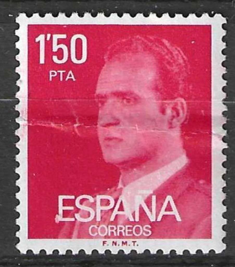 Espagne 1976 - Yvert 1990 - Roi Juan Carlos (ST), Envoi, Affranchi