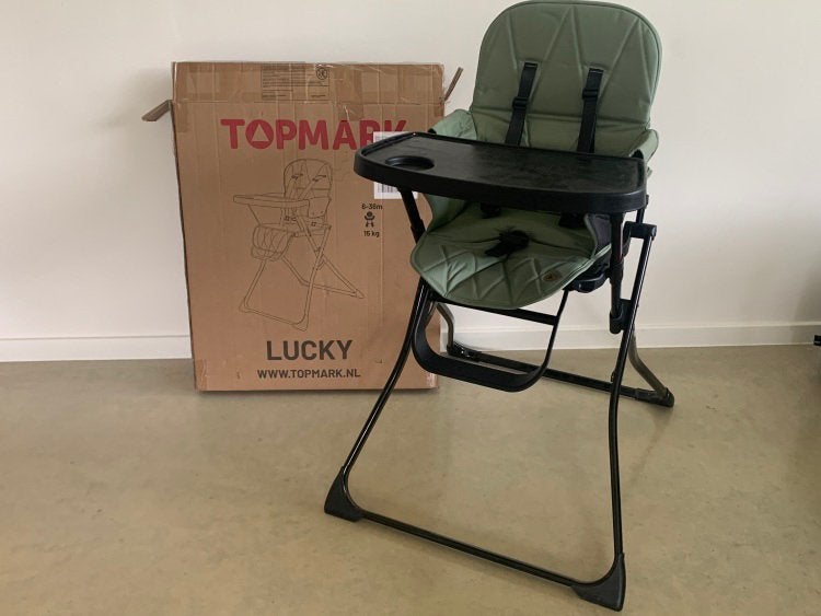 Topmark Lucky Inklapbare Kinderstoel (Groen) Originele Doos!, Ophalen, Zo goed als nieuw