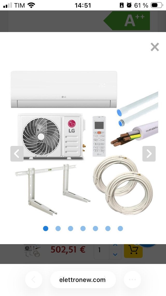 Climatiseur Lg Libero Dualcool 9000BTU, Enlèvement, Comme neuf, Chauffage