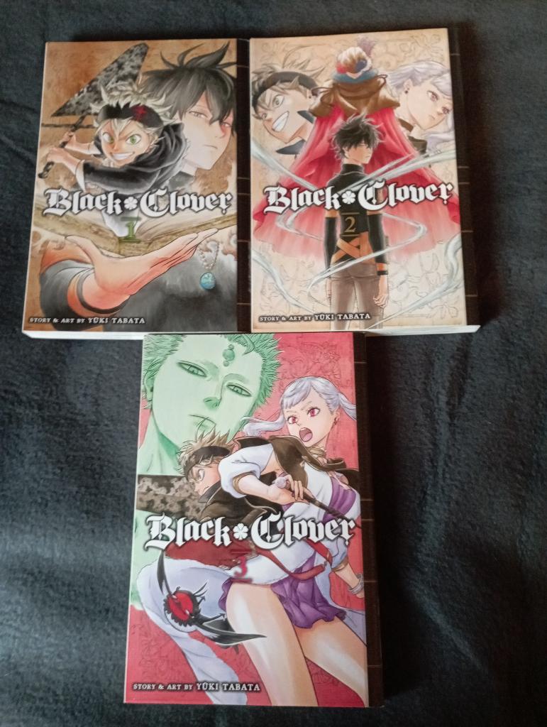 manga black clover 1 - 3, Livres, Plusieurs comics, Enlèvement, Comme neuf