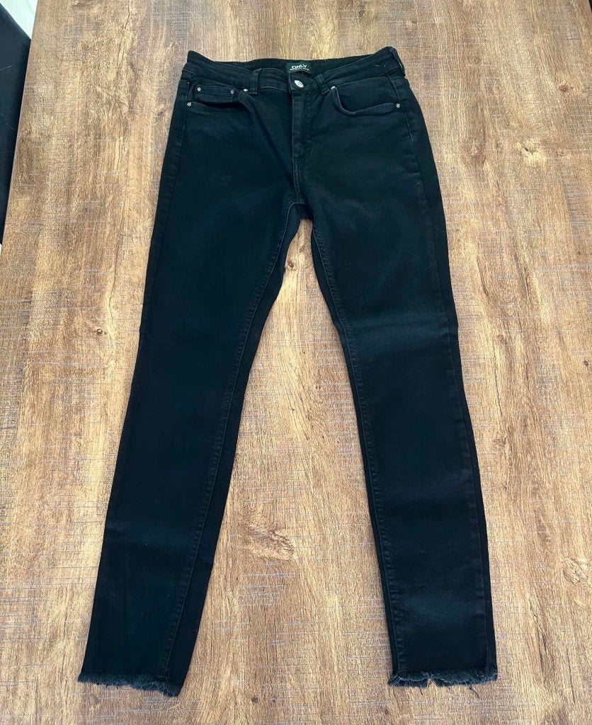 Jeans noir slim, Kleding | Dames, Spijkerbroeken en Jeans, Ophalen, Only, Zwart, Zo goed als nieuw