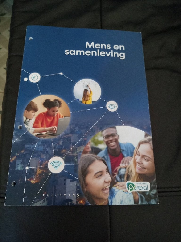 INVULBOEK Mens en samenleving, Boeken, Studieboeken en Cursussen, Ophalen, Niet van toepassing, Nieuw, Pelckmans