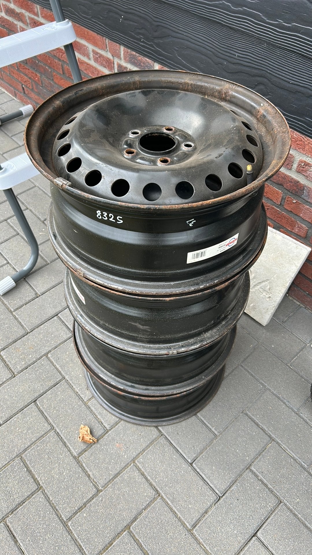 Stalen velgen maat 6,5Jx16 H2 (Ford) ET50, Auto-onderdelen, Ophalen, Velg(en)