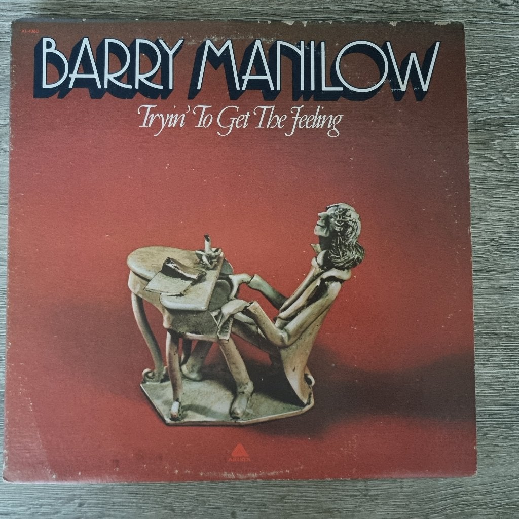 LP Barry Manilow - Tryin' to get the feeling, CD & DVD, Vinyles | Pop, Enlèvement ou Envoi, Pop, Utilisé, LP