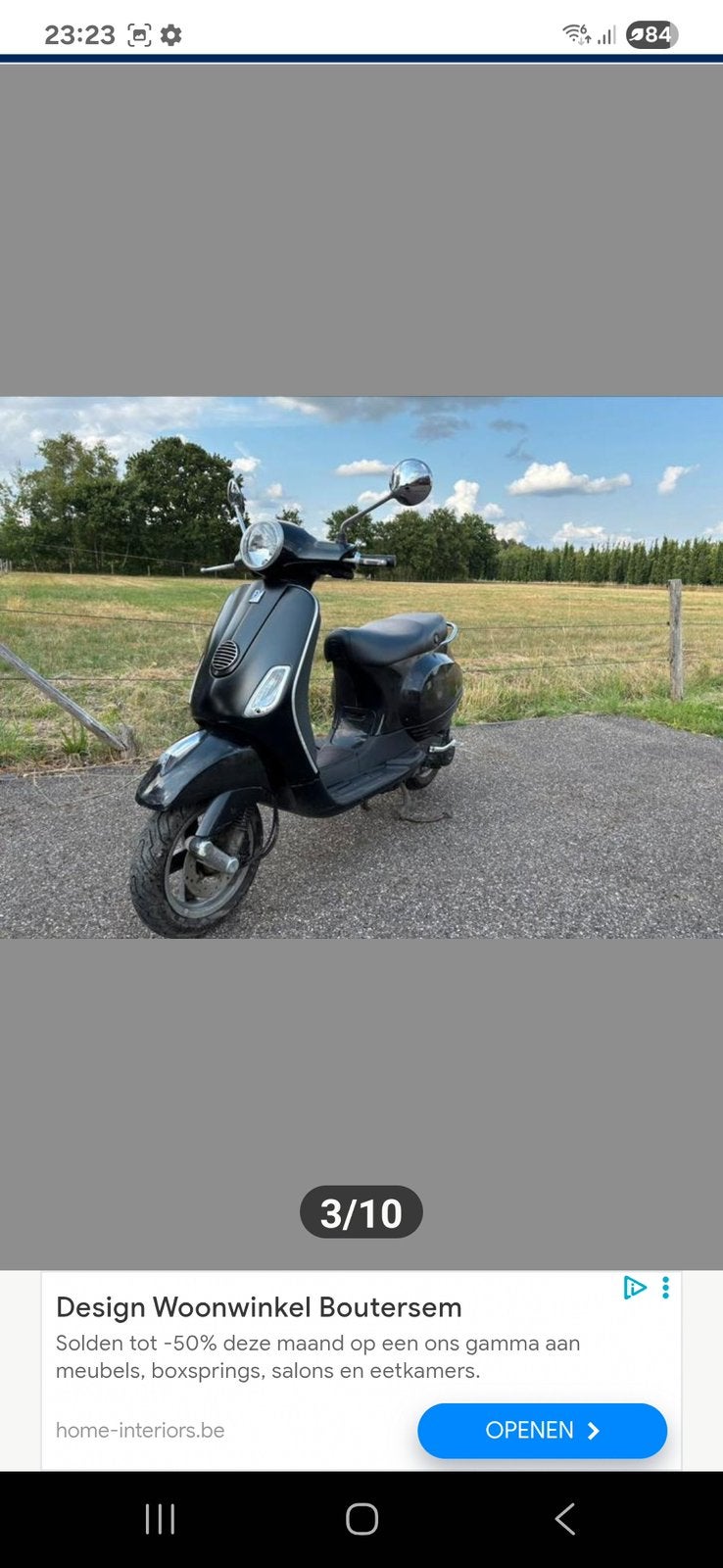 Vespa LX, Ophalen, Zo goed als nieuw