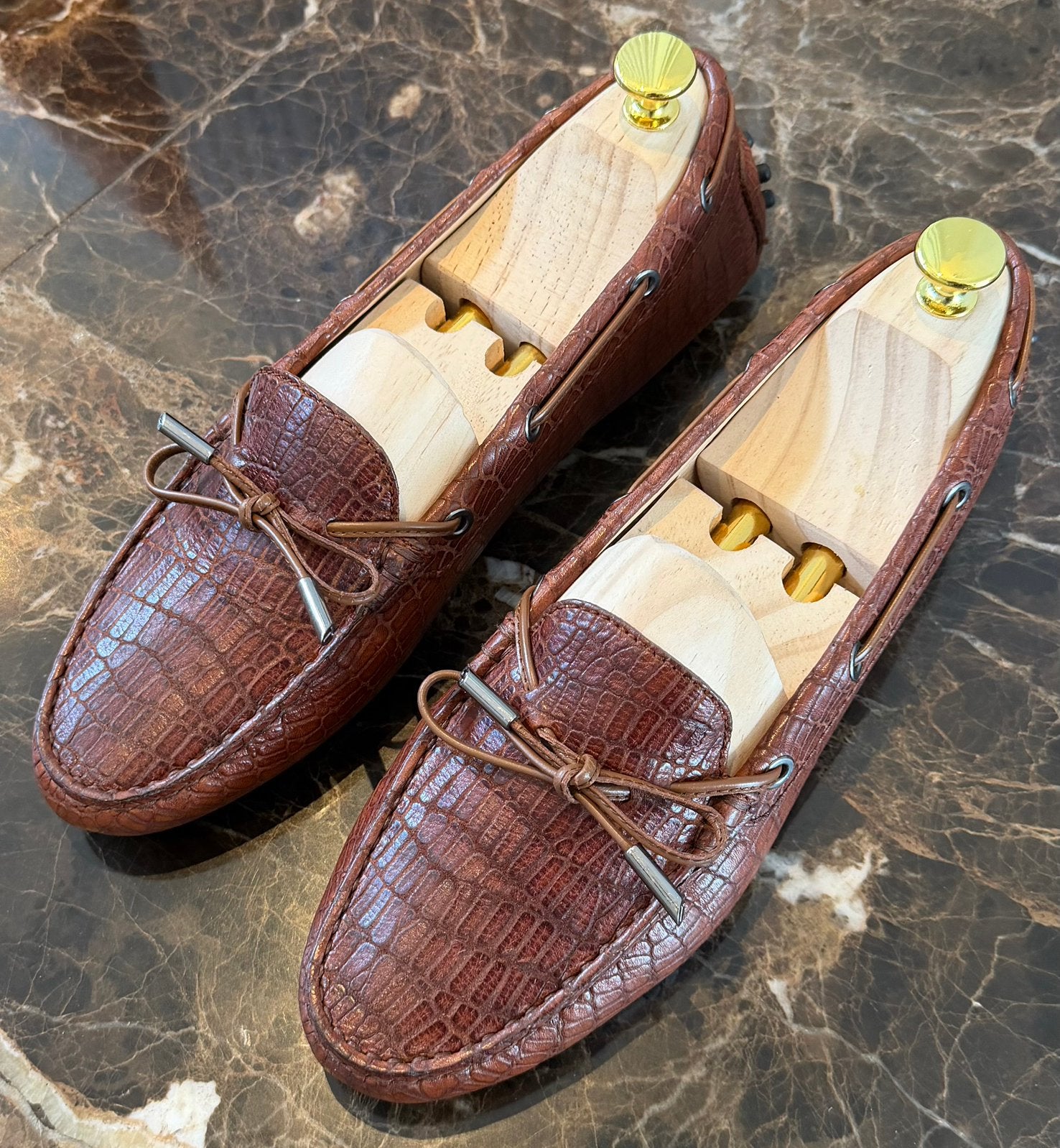 Chaussures de conduite Tod's Gommino Loafers taille 39, Enlèvement ou Envoi, Porté, Brun