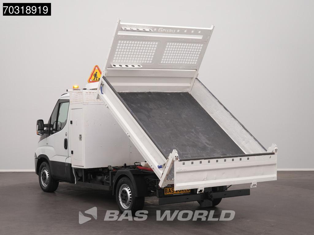 Iveco Daily 35S14 Automaat Open Laadbak met Kist 3.5t trekha, Autos, Achat, Euro 6, Entreprise, Diesel