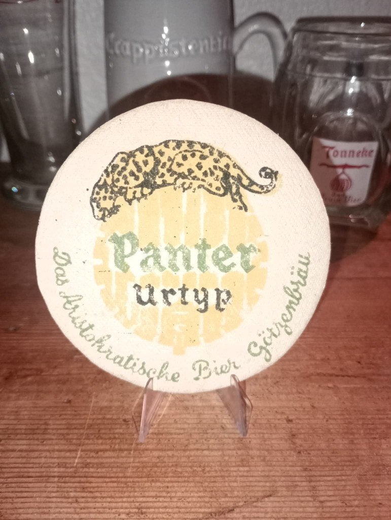 Panter Urtyp Oude bierbrouwerij, Verzamelen, Ophalen of Verzenden, Gebruikt, Viltje(s), Overige merken