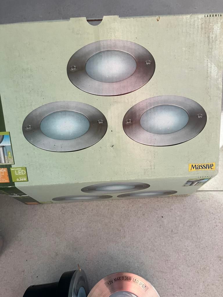 Tuinverlichting 7 led spots, Tuin en Terras, Ophalen, Zo goed als nieuw, Spots, Led