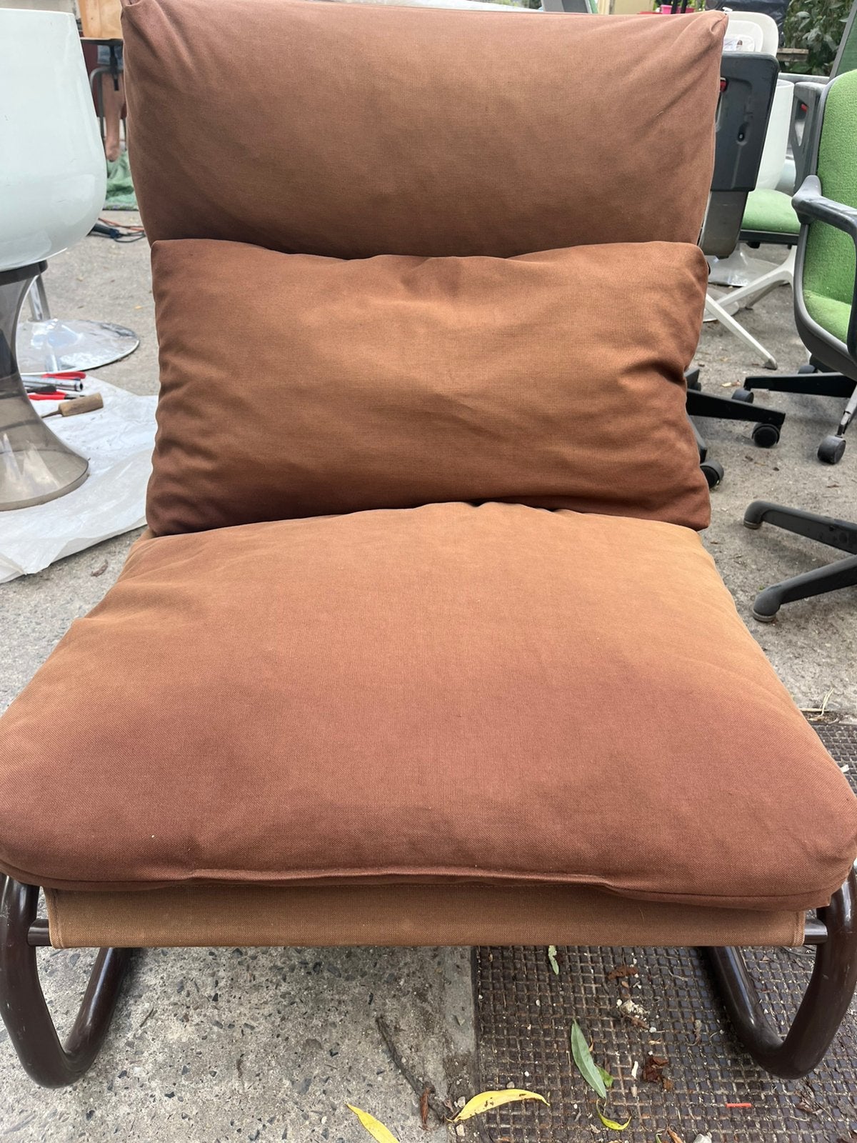 vintage 1970s "Stuns" lounge chair Space age (2st), Ophalen, Zo goed als nieuw