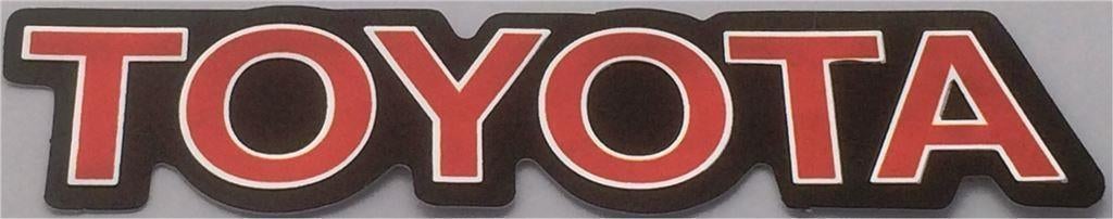 Toyota metallic sticker #16, Envoi