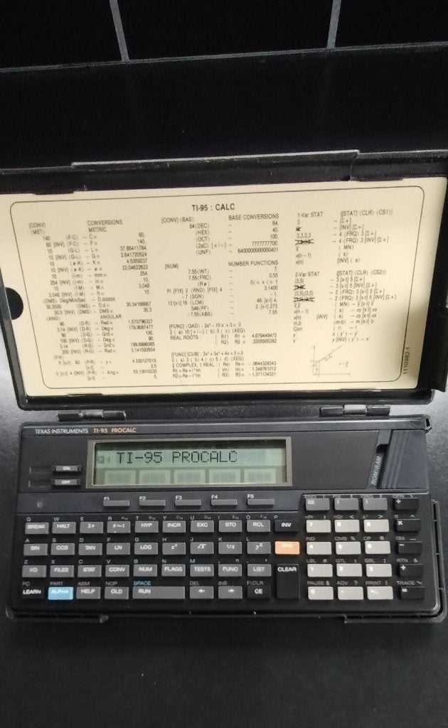vintage calculator TI, Divers, Calculatrices, Enlèvement