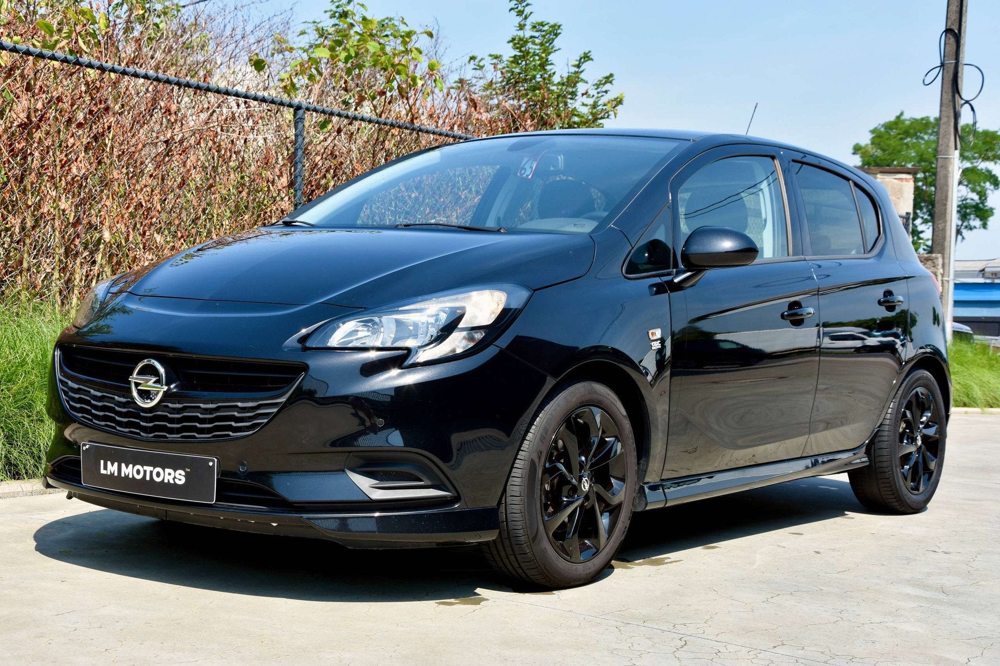Opel Corsa *OPC LINE* APPLE CARPLAY (bj 2017), Auto's, Voorwielaandrijving, Gebruikt, 116 pk, Zwart