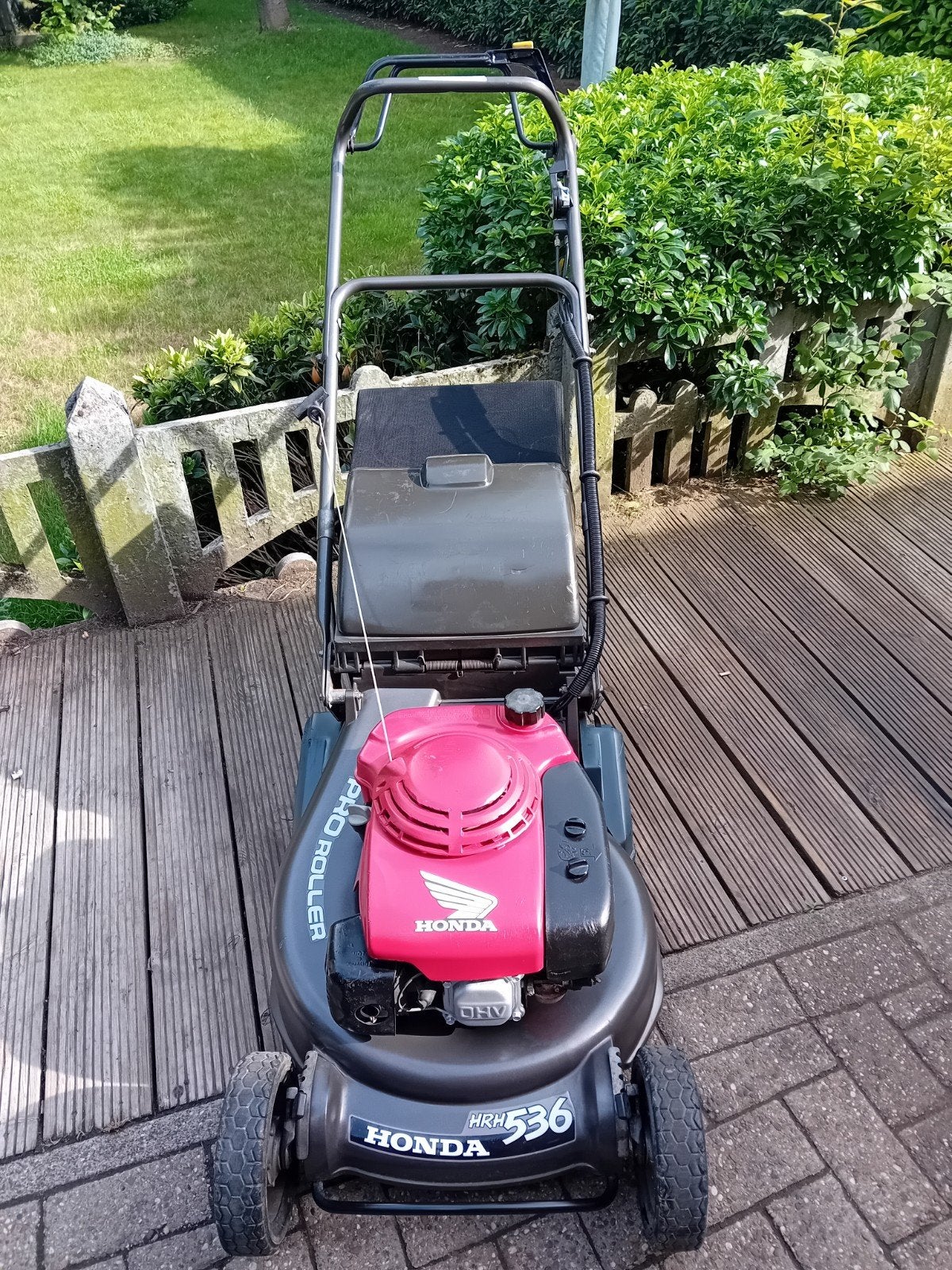 Tondeuse à gazon Honda HRH536 pro roller, Enlèvement, Sac de ramassage