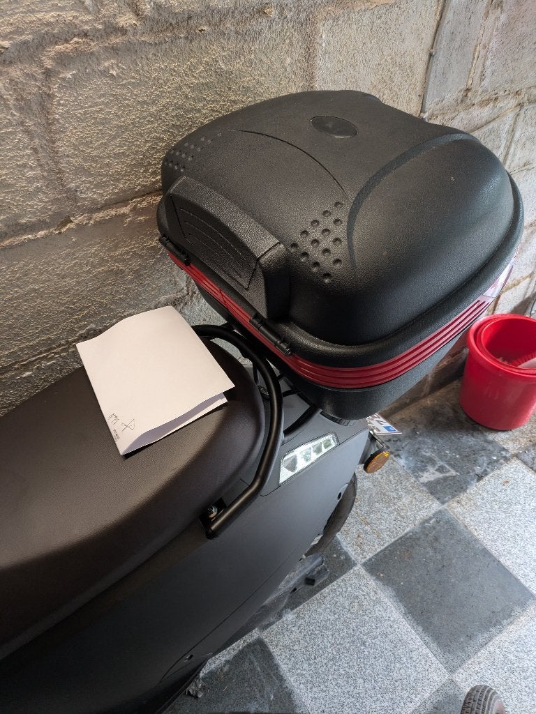 Harde reistas voor Scooter Nieuw, Ophalen, Nieuw, Zwart