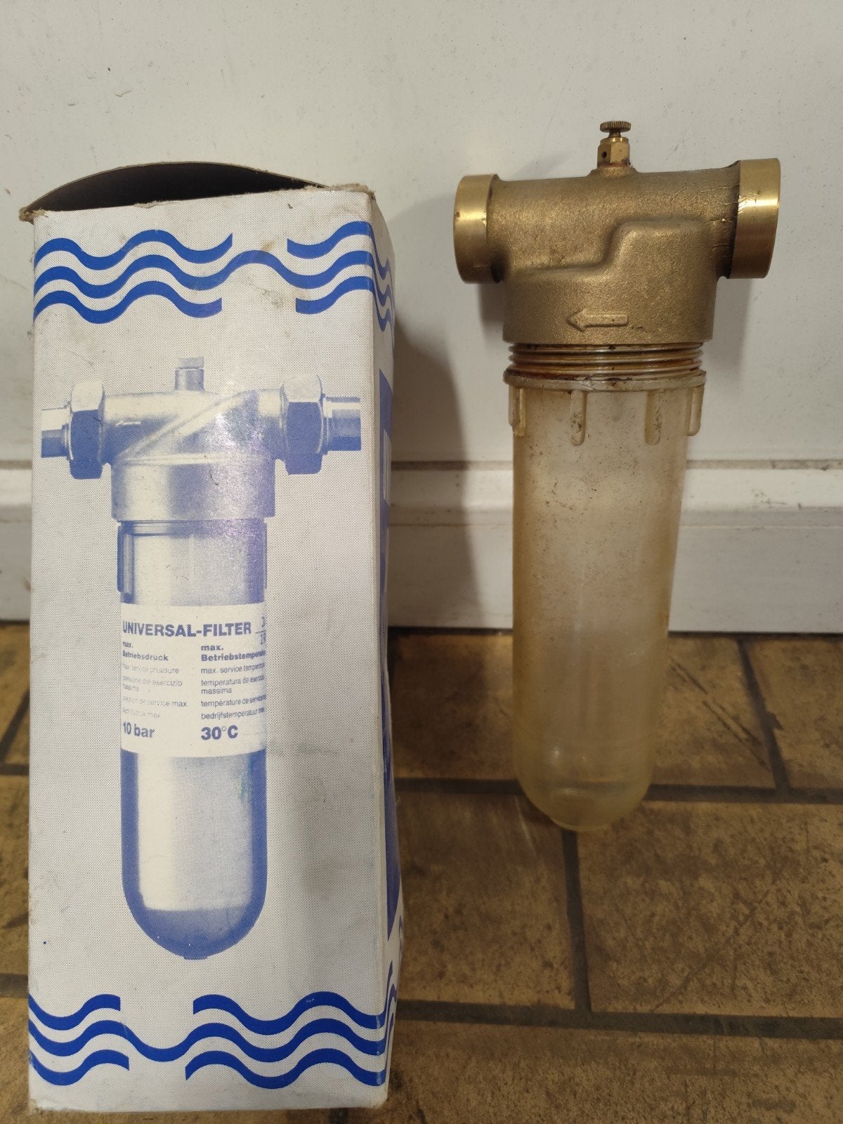 Universal filter voor regenwater, Ophalen