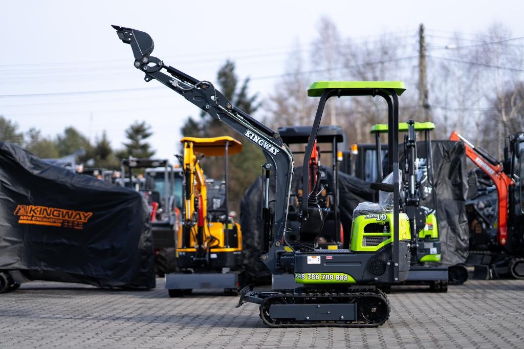 Mini pelle mini-excavatrice Kingway VIP10 PRO 3 ans Garantie, Enlèvement ou Envoi, Excavatrice