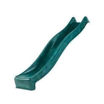 Kunststof Glijbaan - 230 - 290 cm  - Groen, Kinderen en Baby's, Speelgoed | Buiten | Speeltoestellen, Ophalen, Gebruikt, Glijbaan