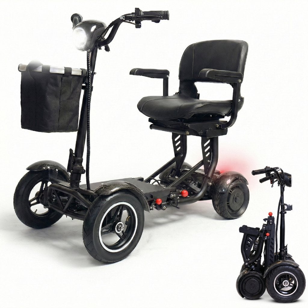 Opvouwbare scootmobiel MQ5 — 4 wielen, als nieuw, Diversen, Brommobielen en Scootmobielen, 16 km/u of meer, Ophalen, Overige merken