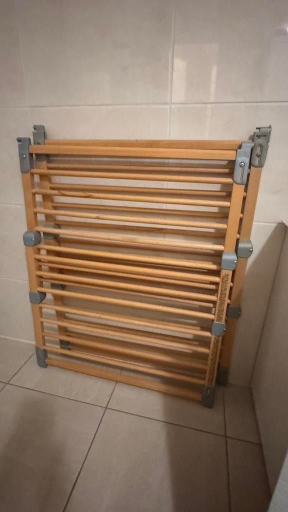 Barriere porte enfant, 100 à 115 cm, Comme neuf, Enlèvement, Bois