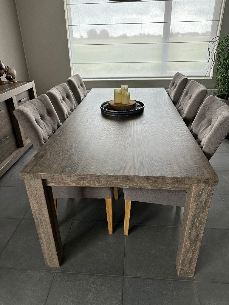 Eetplaats, Huis en Inrichting, Ophalen, Zo goed als nieuw, Het, 4 tot 6 stoelen