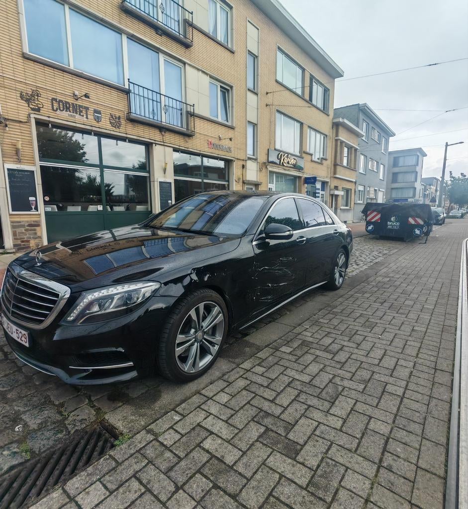Mercedes-Benz S500 Hybrid 2015 – Rijdbare schadeauto, Auto's, Euro 6, Te koop, S-Klasse, Hybride Elektrisch/Benzine