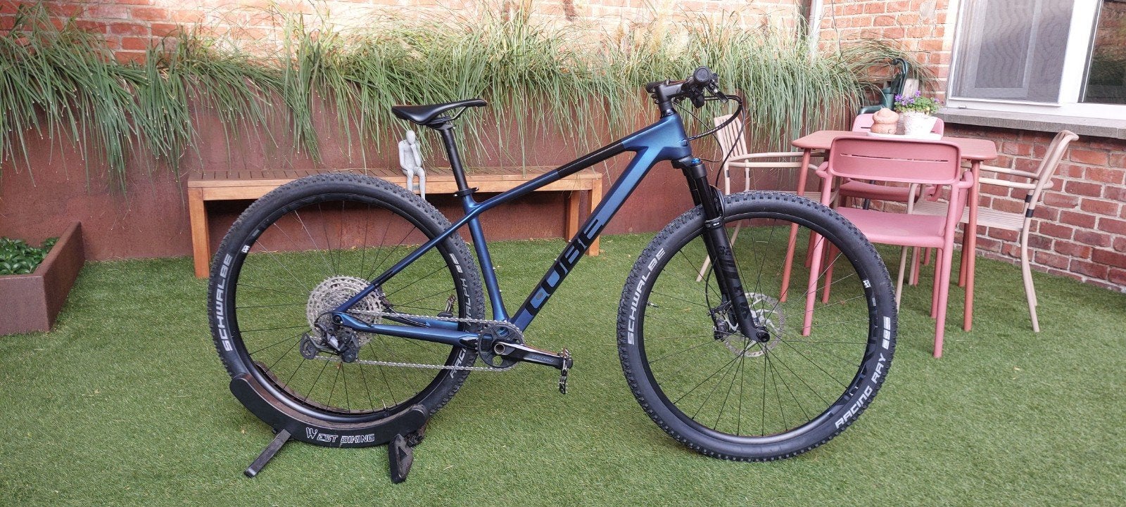 CUBE REACTION C:62 RACE BLUEHAZE/BLACK, Hardtail, Zo goed als nieuw, Schijfrem, Ophalen