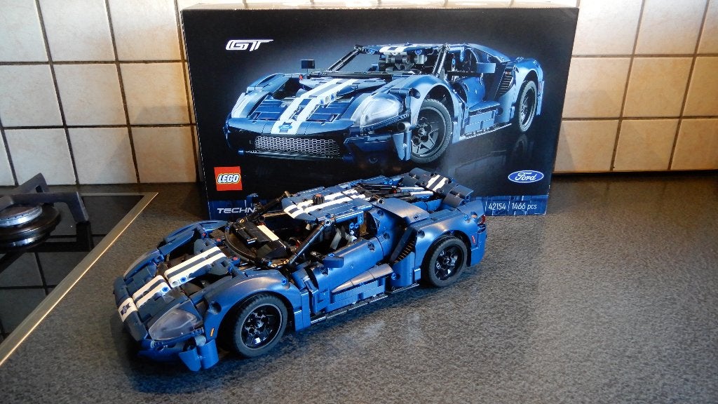 LEGO Technic 2022 Ford GT Auto Supercar - 42154, Lego, Ensemble complet, Comme neuf, Enlèvement