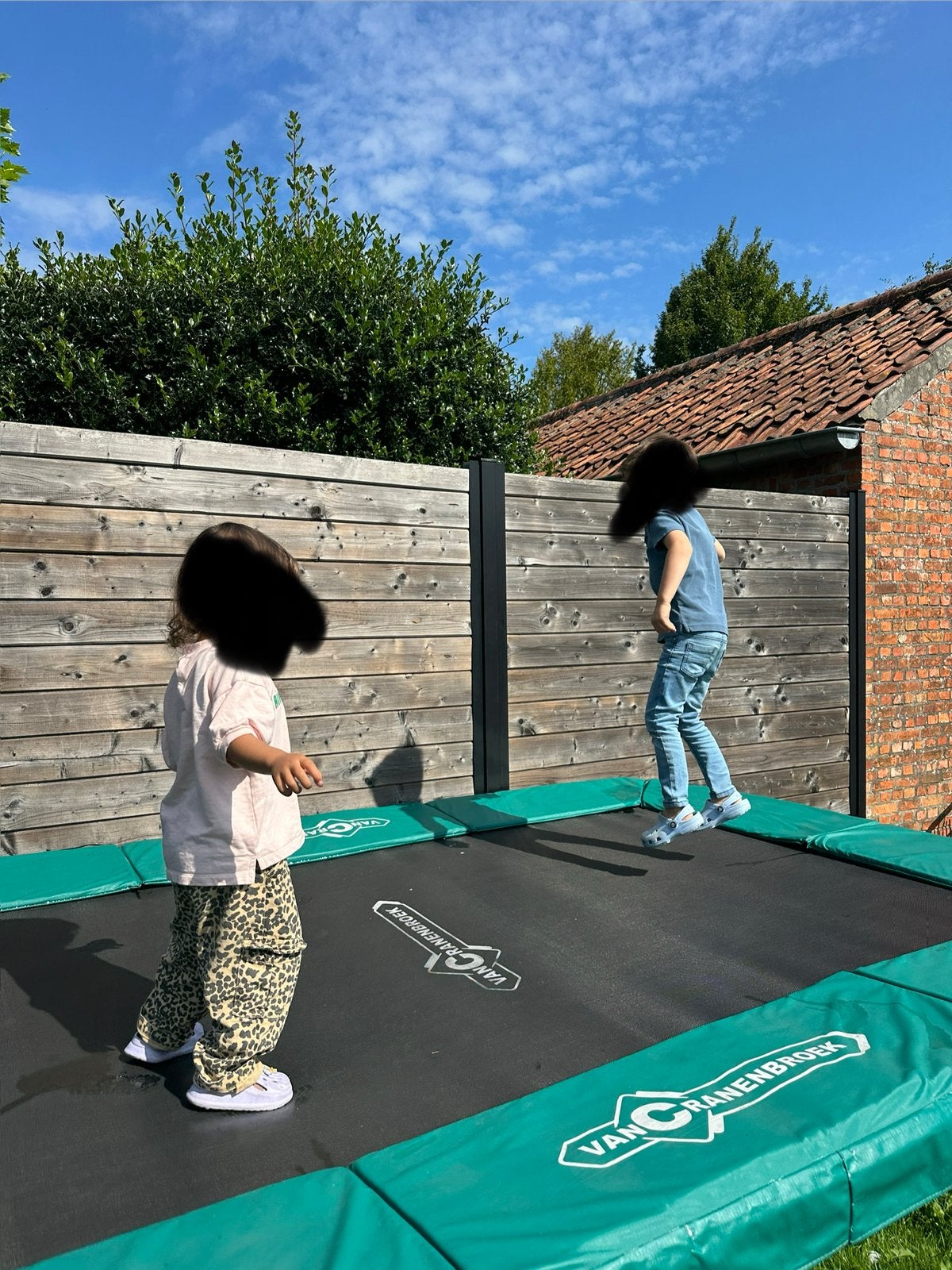 Trampoline rechthoek 3x2 meter, Ophalen, Gebruikt