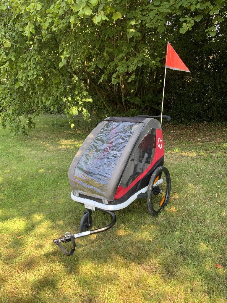 Remorque à vélo Hamax, Vélos & Vélomoteurs, Pliable, Enlèvement, Utilisé, Remorque pour enfant