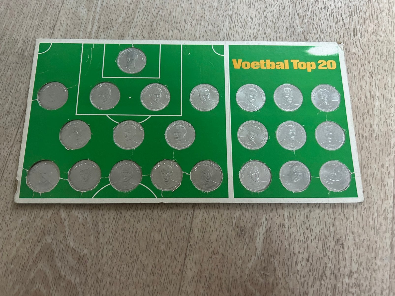 Shell voetbalmunten 1970 Cruijff, Ophalen of Verzenden, Munten