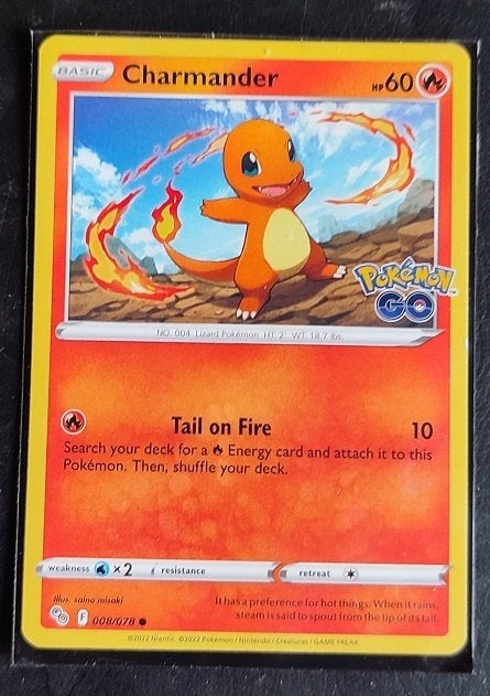 Pokemon speelkaart Charmander, Ophalen of Verzenden, Nieuw, Losse kaart
