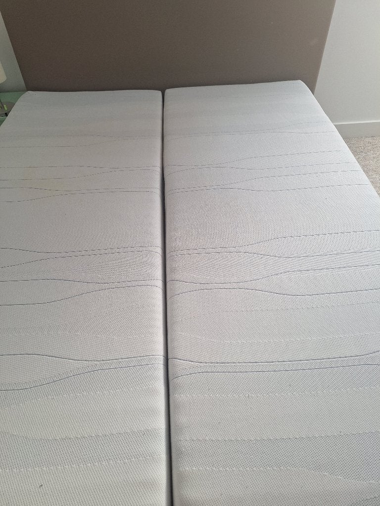Boxspring M-line, Ophalen, Zo goed als nieuw, Tweepersoons, 160 cm