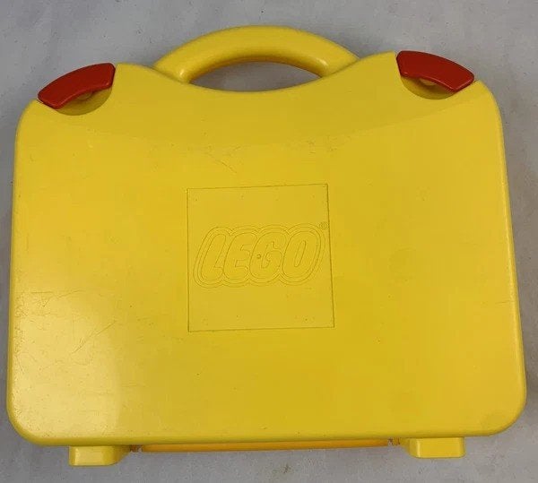 LEGO Opbergkoffer Draagkoffer Geel oranje met Verdelers, Kinderen en Baby's, Overige thema's, Verzenden, Lego, Overige typen