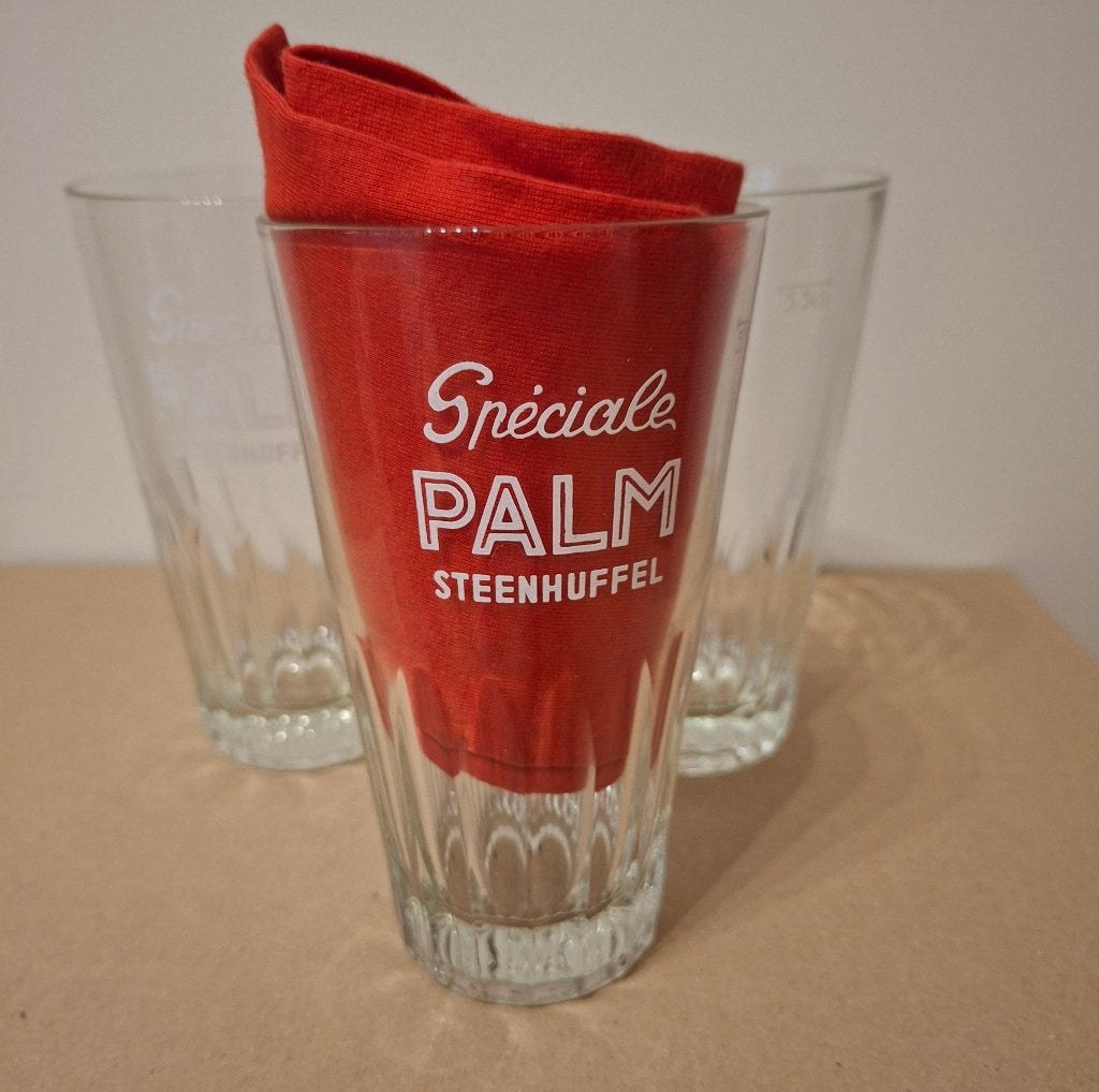 3 x Spéciale Palm / Steenhuffel, Ophalen, Gebruikt, Bierglas